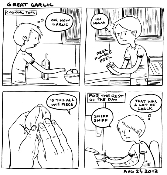 in which I find the most amazing piece of garlic 