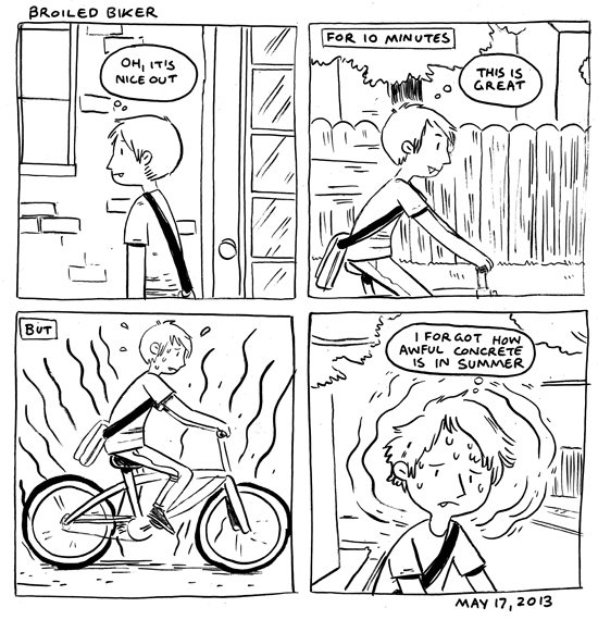 in which I am being slowly roasted 