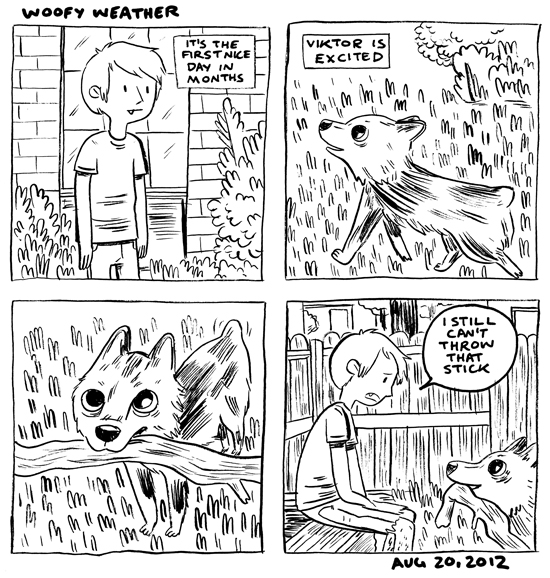 in which my dog is finally getting some exercise 