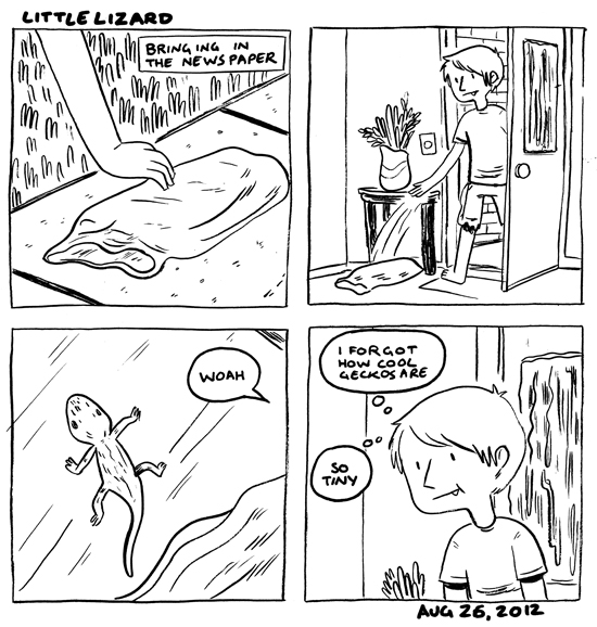 in which I encounter the tiniest reptilian 